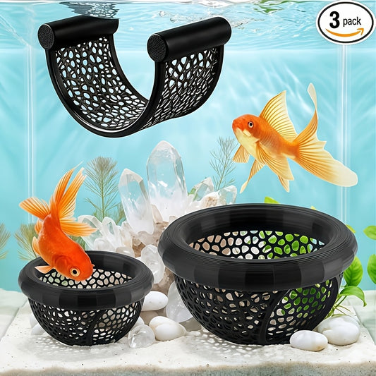 H&K Floating Betta Fish Set – Feeding Ring, Hideout Cave & Hammock