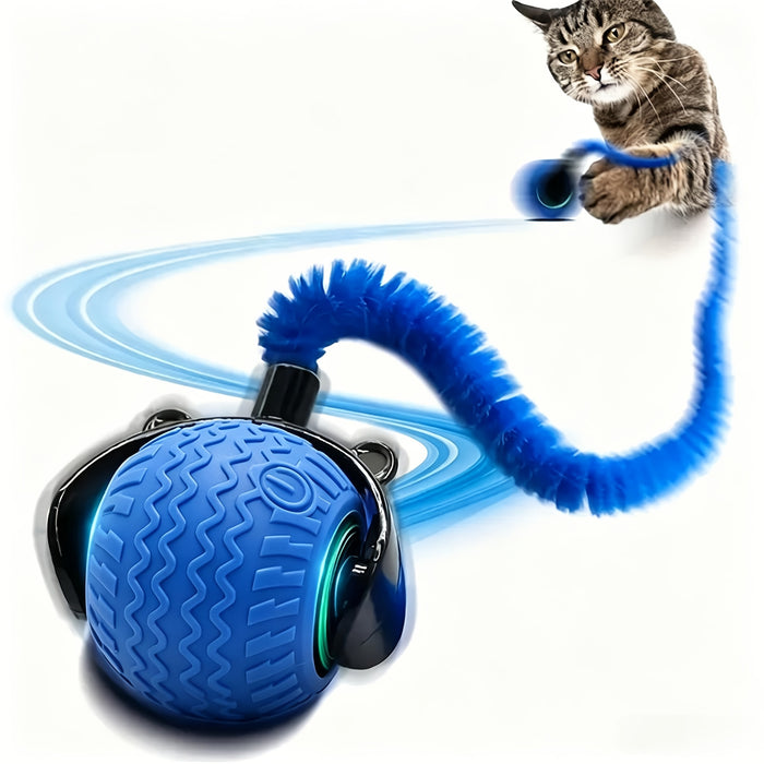 H&K USB Rechargeable Ball Launcher – Automatic Fetch & Tail Teaser Toy