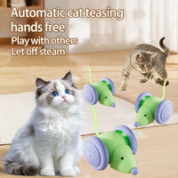H&K Fully Automatic Sensor Electric Mouse Cat Toy – Interactive Play, Anti-Slip Wheels