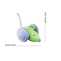 H&K Fully Automatic Sensor Electric Mouse Cat Toy – Interactive Play, Anti-Slip Wheels