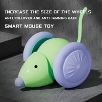H&K Fully Automatic Sensor Electric Mouse Cat Toy – Interactive Play, Anti-Slip Wheels